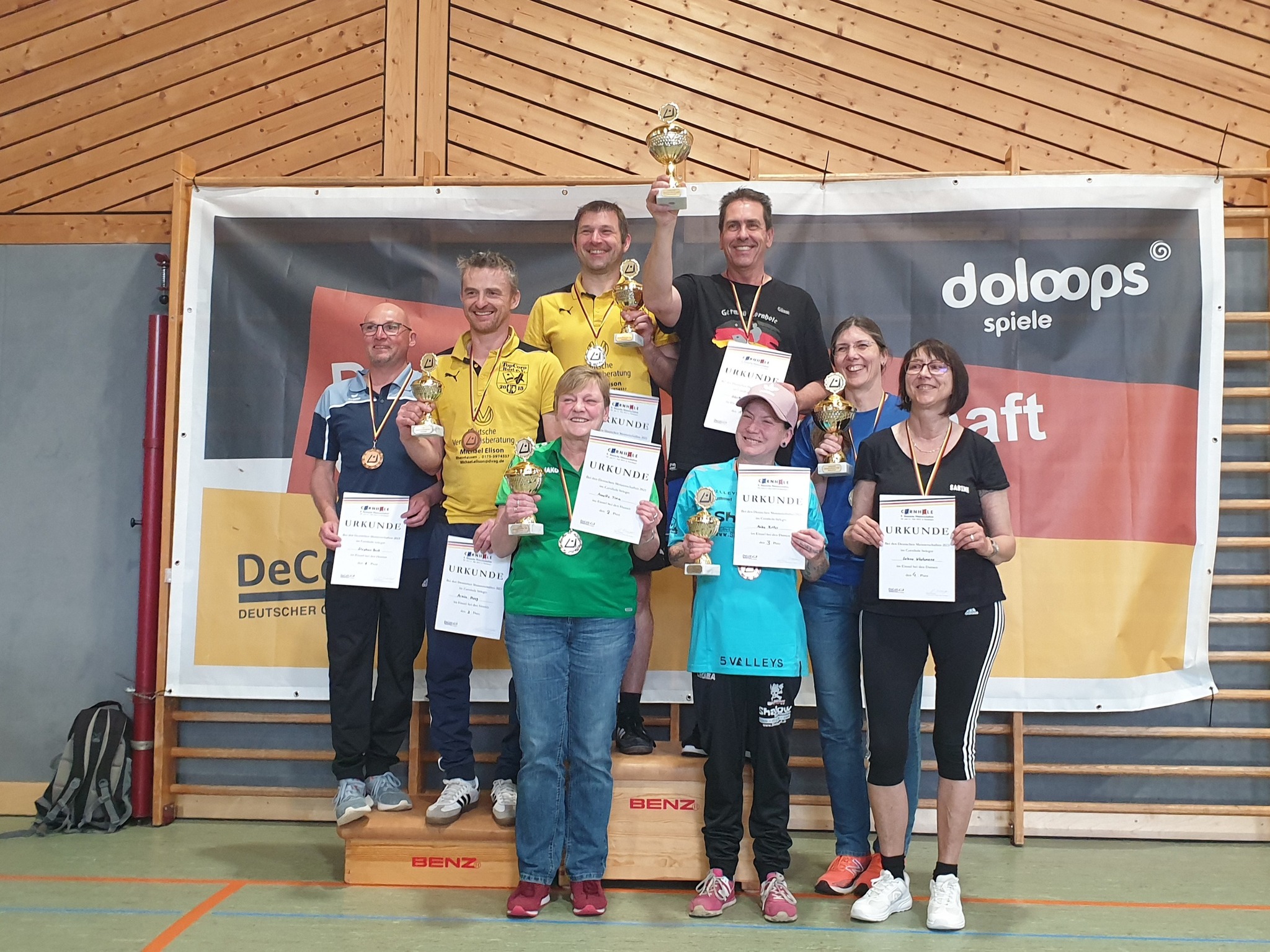 Ergebnisse Deutsche Meisterschaft im Cornhole 2023